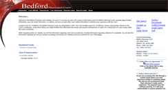 Desktop Screenshot of bedfordmuni.org